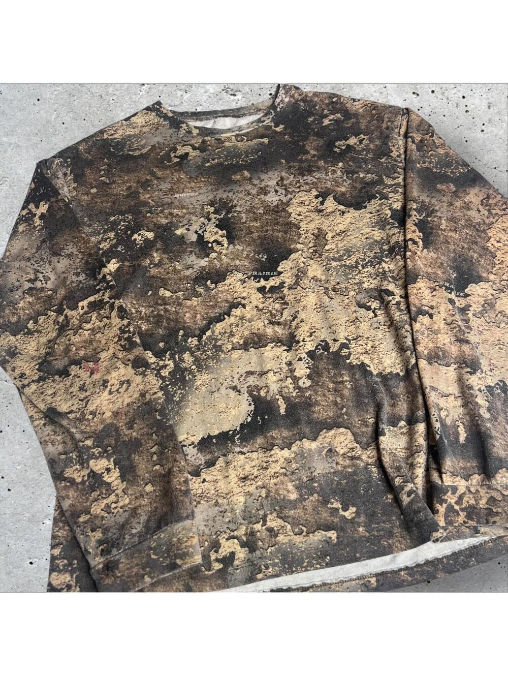 Y2K Camo Long-Sleeve T-Shirt Size L